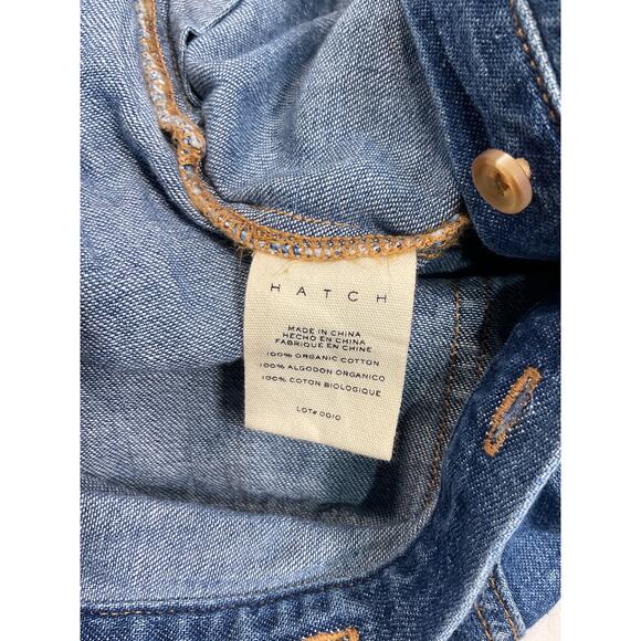 Hatch Collection 'The Denim' Blue Utility Romper Size 0 - NWT - Picture 5 of 5